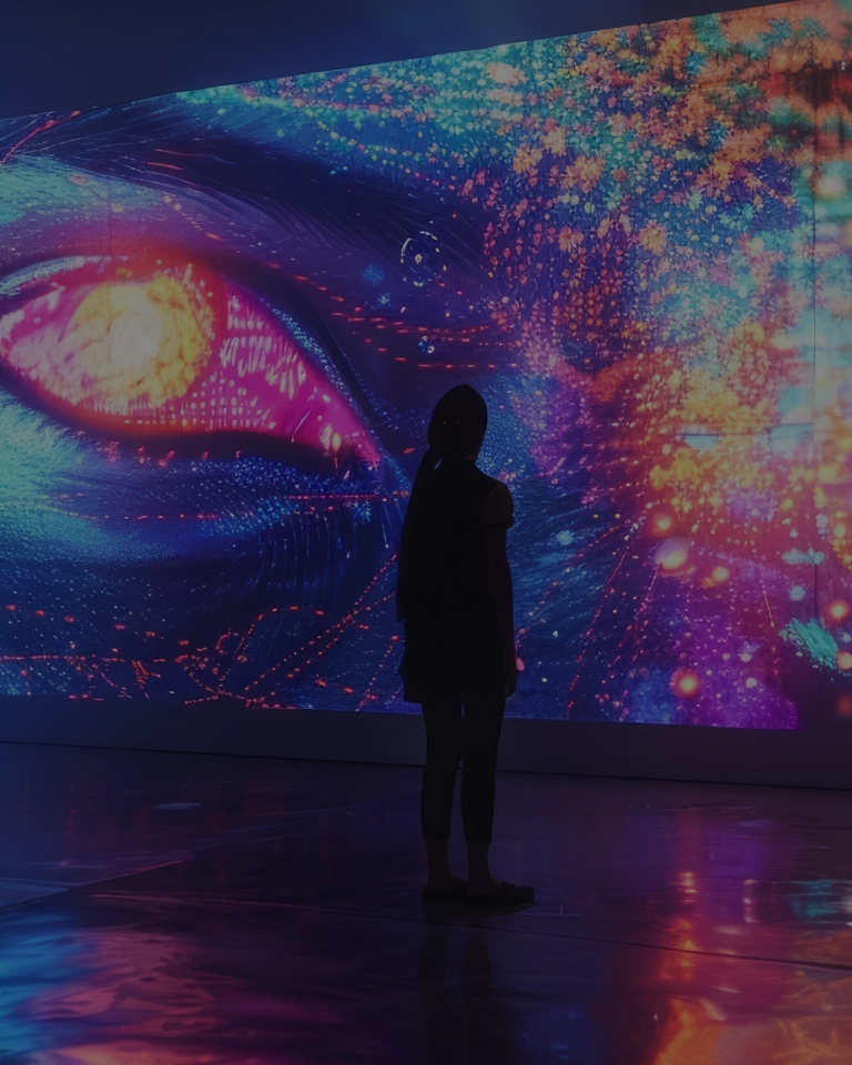 Sensor-based interactive art